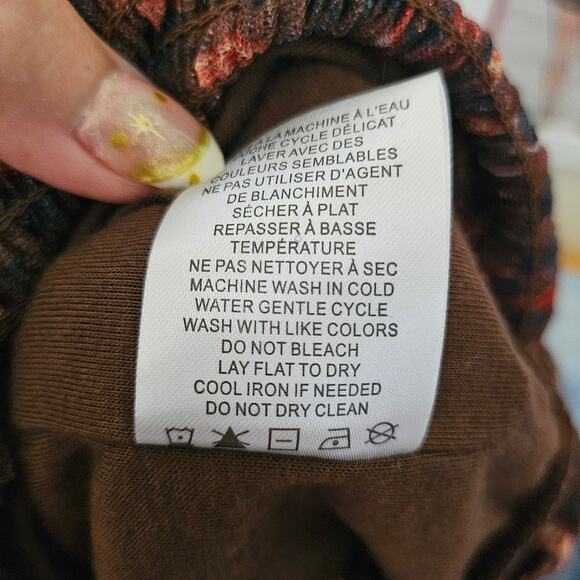 Joie Brown Paisley Sheer Blouse - Picture 10 of 10